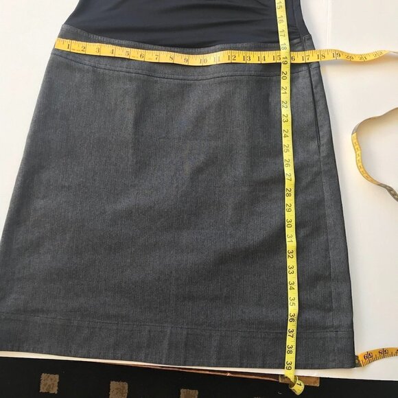 DKNY dress block black viscose stretch ontop & grey cotton sleeveless pockets 10 - Picture 16 of 16